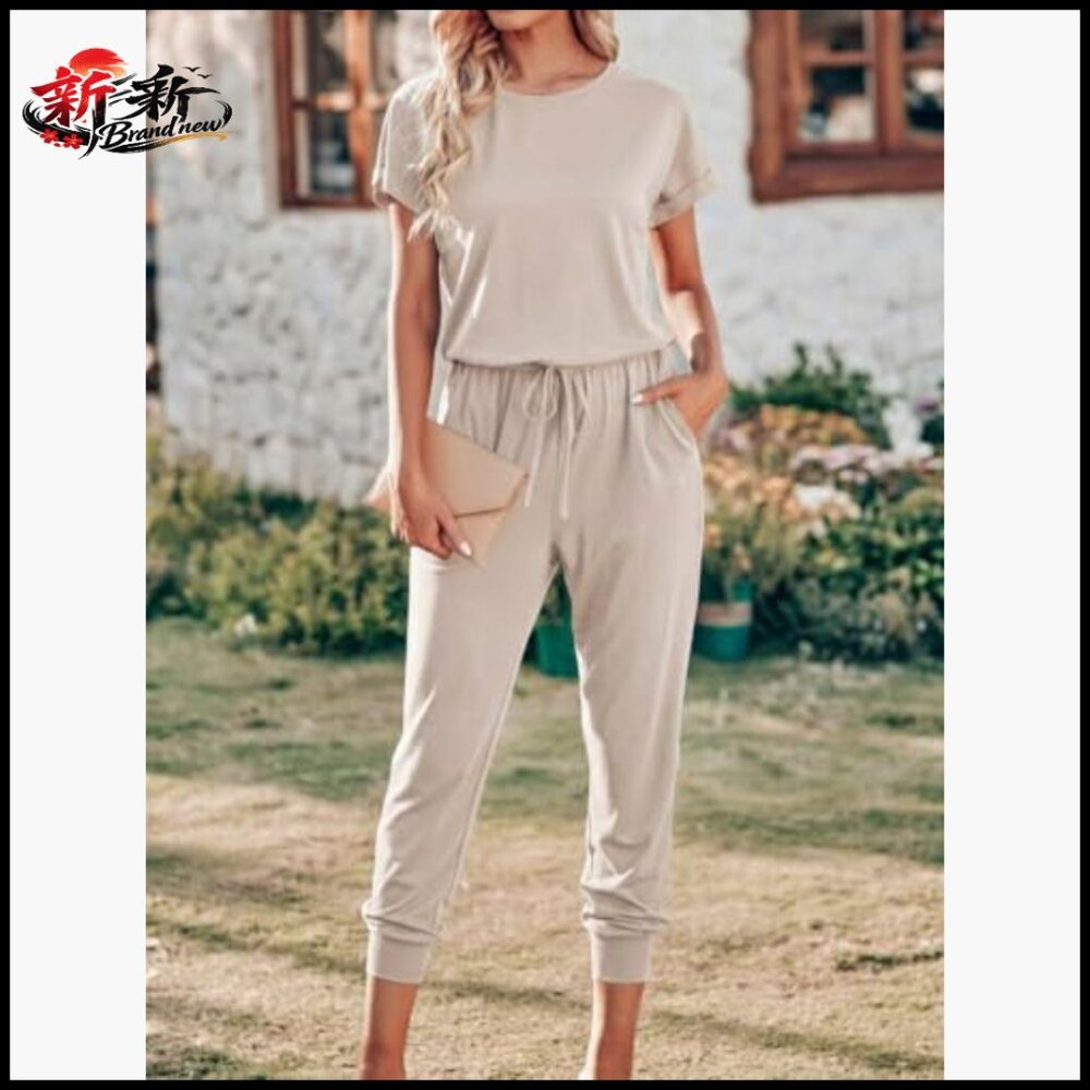 Polyester Jumpsuit with Drawstring, Side Pockets,… - image 3